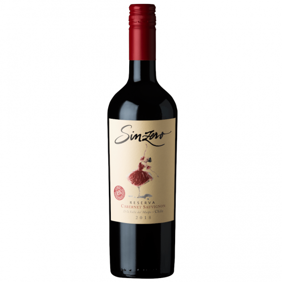 Vinho Desalcoolizado Sinzero Cabernet Sauvignon 750ml