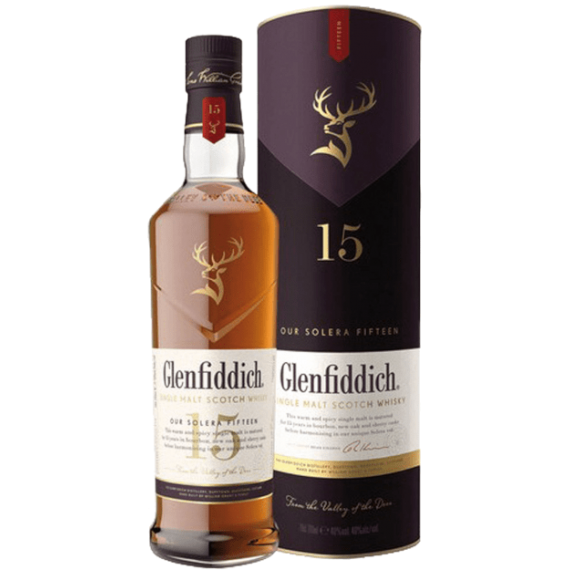 Whisky Glenfiddich Single Malt 15 anos 750mL