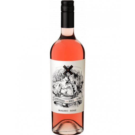 Vinho Cordero Con Piel De Lobo Malbec-Rose 750mL