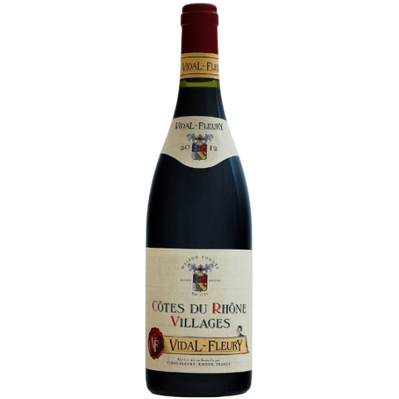 Vinho Vidal Fleury Cotes du Rhone Villages 750mL